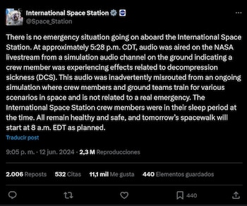 La emisión generó especulaciones sobre