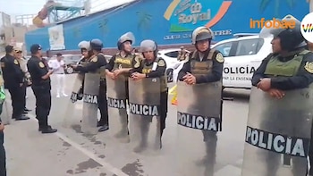 Policía llegó al lugar del