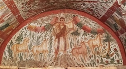 El hallazgo de un fresco paleocristiano revela una imagen inédita de Jesús