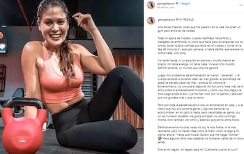 Georggete Cárdenas sufrió desorden alimenticio.