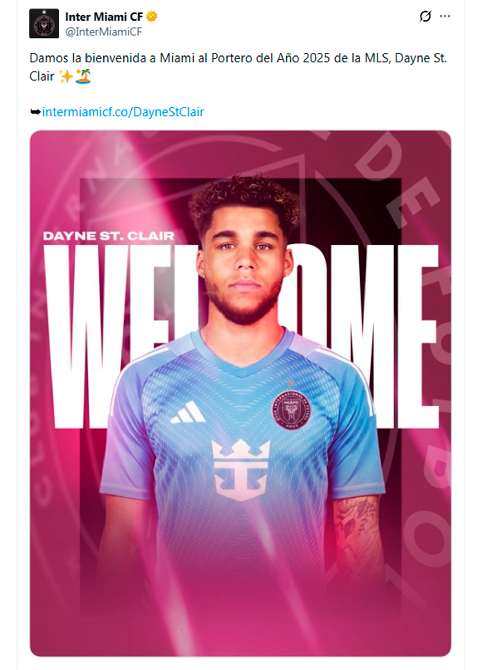 El posteo del Inter Miami con la novedad