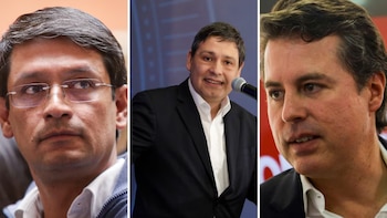 Camilo Romero, David Luna y Juan Manuel Galán arremetieron contra Abelardo de la Espriella - crédito Cristian Bayona/Colprensa - Carlos Ortega/EFE - Álvaro Tavera/Colprensa