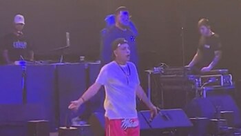 Brutal enfrentamiento en un recital de L-Gante y Callejero Fino en Montevideo
