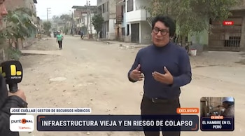 El problema está debajo de Lima: Cuarto Poder expone la situación de la infraestructura de Sedapal. Captura: Cuarto Poder.