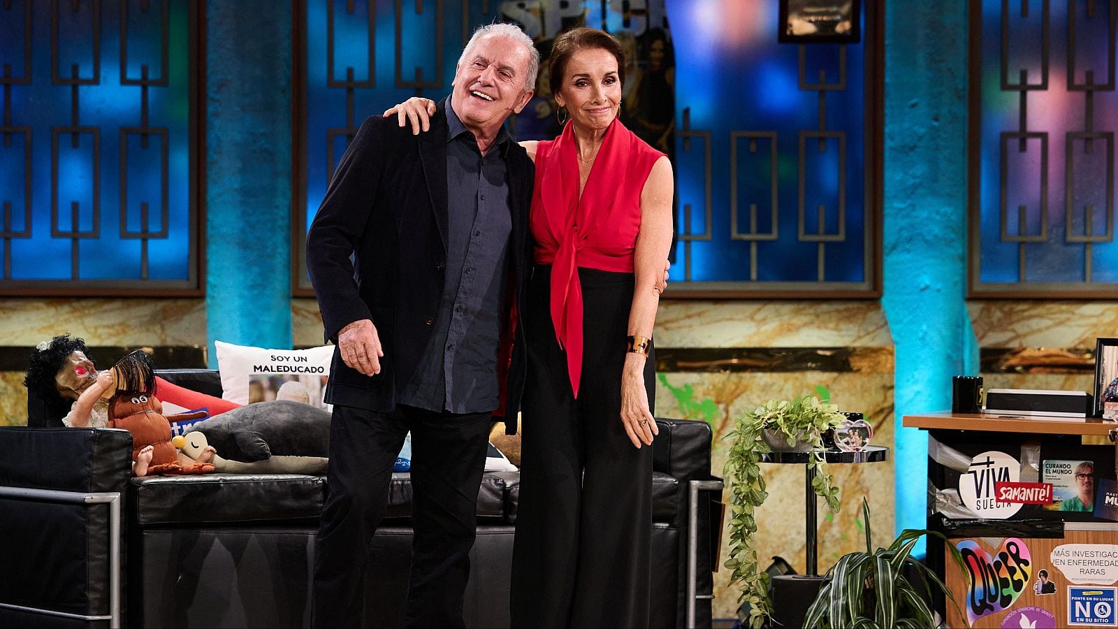 Víctor Manuel y Ana Belén en 'La Revuelta' (RTVE).