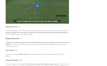 El periodista y comentarista habló sobre los rendimientos más destacados de los jugadores de Boca-crédito TyC Sports