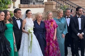 Redes sociales sostienen que la boda es de la hija de la diputada. Crédito: Captura