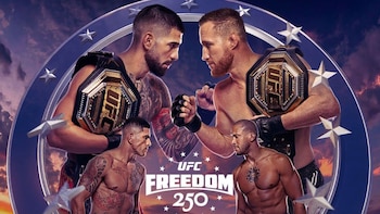 Ilia Topuria vs Justin Gaethje: día, hora y canal TV de la pelea por el título indiscutible de peso ligero en UFC Freedom 250