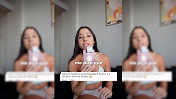 Marta Socorro, una española trabajando