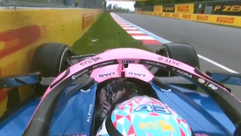 “¡Choqué! ¡Idiota!“: el video del susto de Colapinto al rozar su Alpine con el muro tras salir de boxes en el GP de Canadá de F1