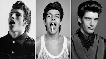 Se viralizaron fotos de Iván de Pineda a los 19 años modelando para Dolce & Gabbana y Armani en Vogue