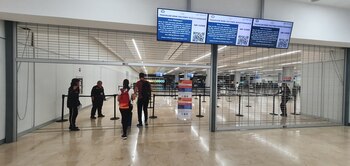 La actividad en el aeropuerto