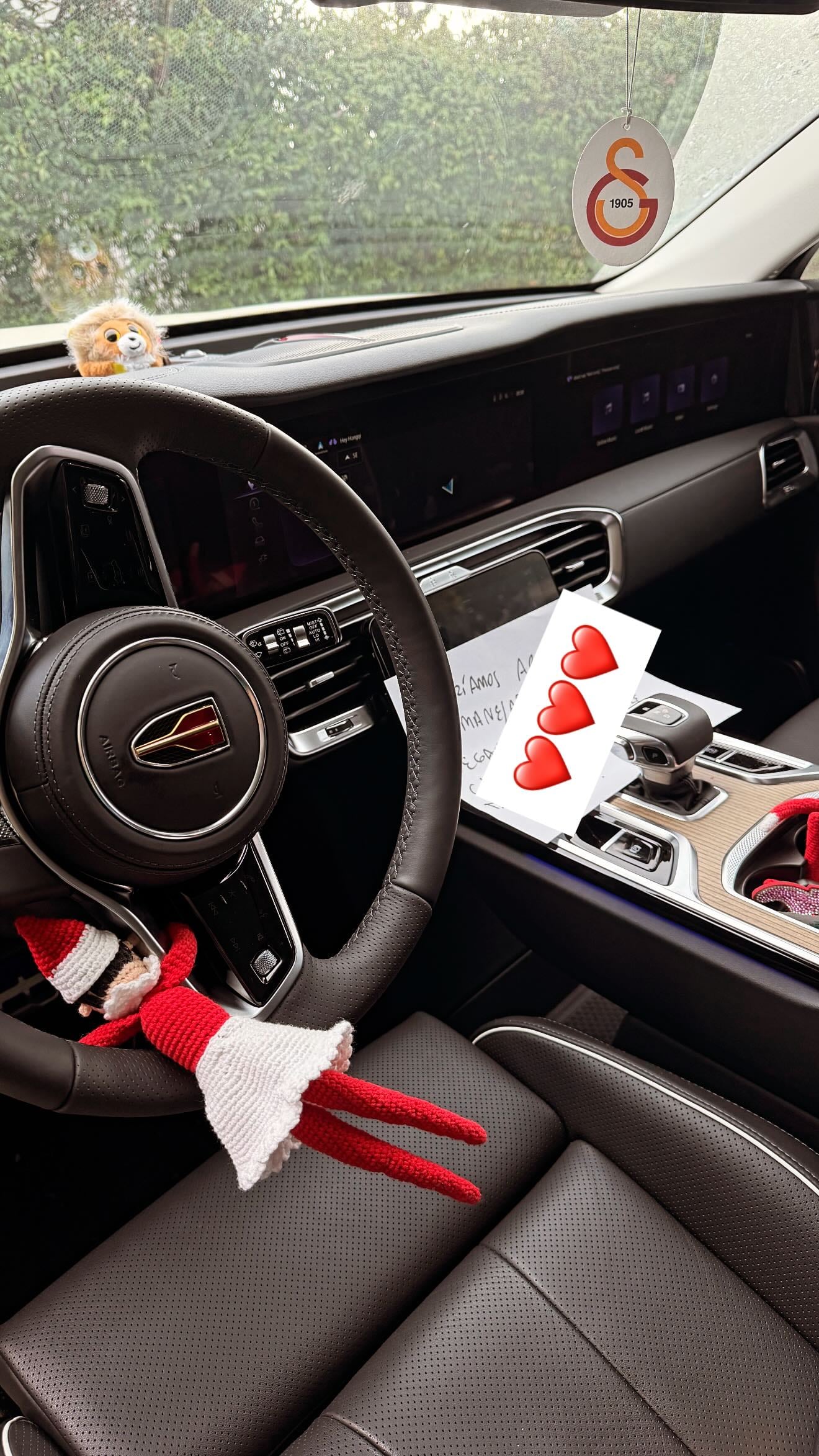 El delantero del Galatasaray eligió un auto de origen chino (Instagram)