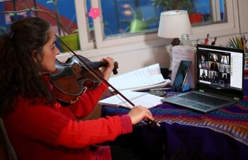 Clarisa Orfila, profesora de viola