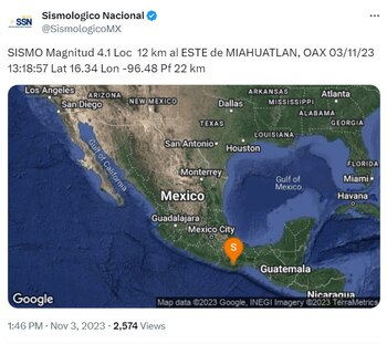 sismo Oaxaca
