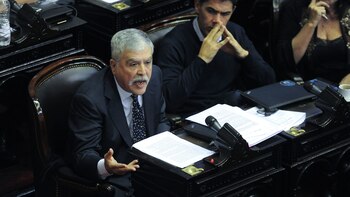 Julio de Vido durante la