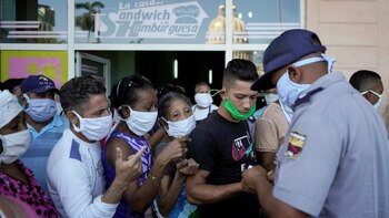 En medio de la presión