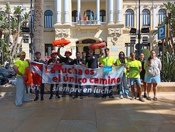 Los socorristas de Málaga han convocado una concentración para el 24 de julio. (Imagen cedida a Infobae)