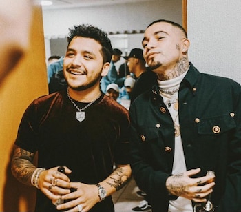 El dueto entre Christian Nodal