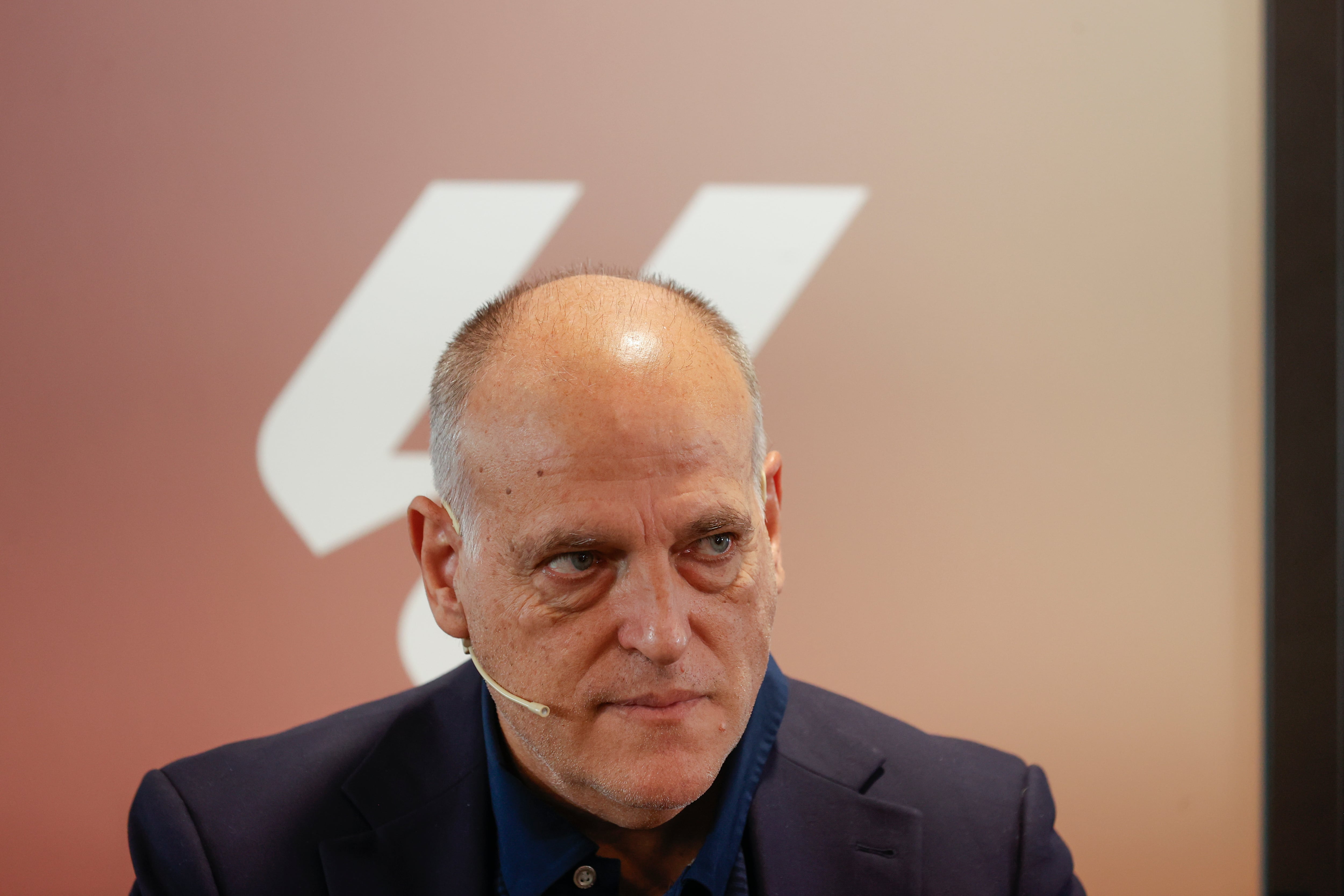 Javier Tebas no va ni con Lamine Yamal ni con Mbappé en el Balón de Oro. (EFE/Javier Lizón)
