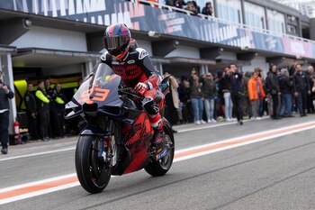 Marc Márquez en Cheste con