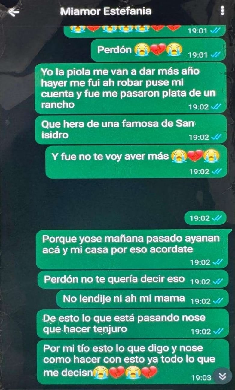 El chat con su ex