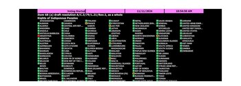 Argentina fue el único país de la ONU que votó en contra de una resolución sobre derechos de los pueblos indígenas (X @manujove)