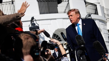 Trump elogia a María Corina Machado ante su intención de volver a Venezuela y confía en que "todo saldrá bien"
