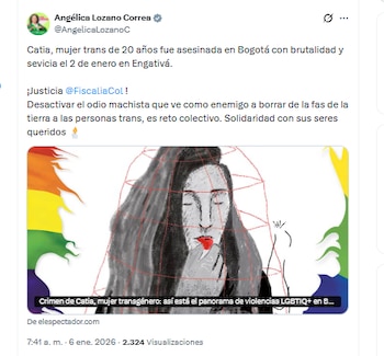 La senadora Angélica Lozano Correa