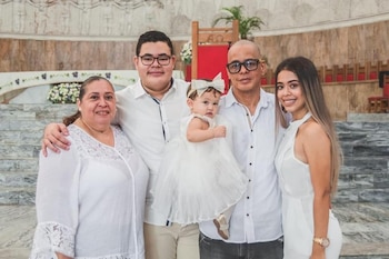 Amanda Parra y su mamá