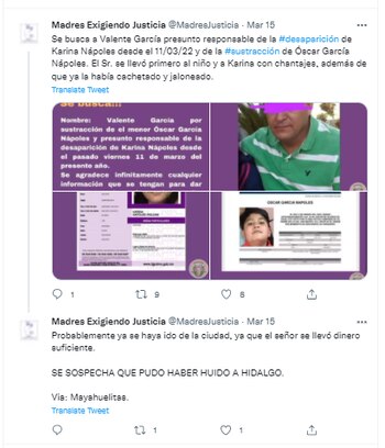 (Foto: @MadresJusticia)