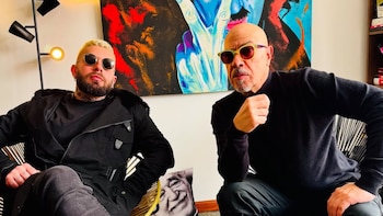 Levy Rincón y Santiago Moure ironizaron sobre el bajo desempeño de Sergio Fajardo en las encuestas, antes de las elecciones de primera vuelta - crédito @levy.rincon/Instagram