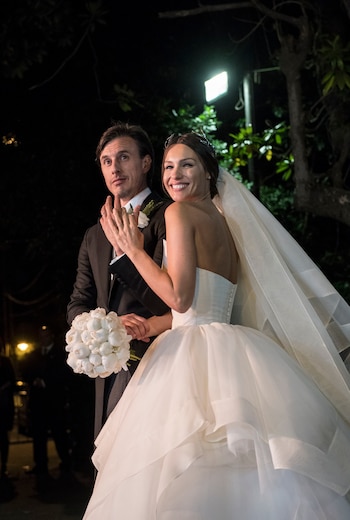 Pampita y Rober el día