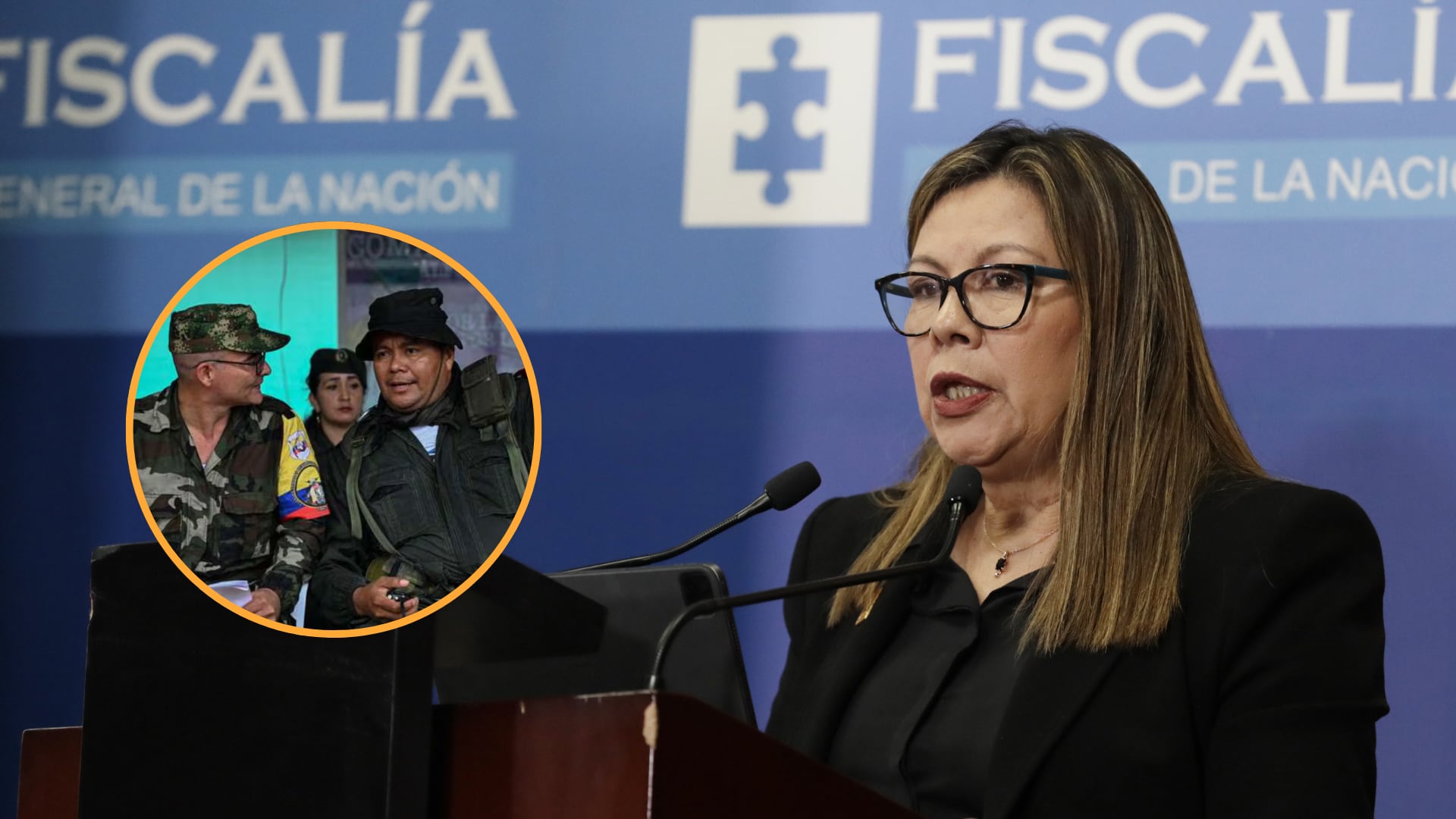 La fiscal general sostuvo que las suspensiones de órdenes de captura no son automáticas y dependen de hechos que evidencien voluntad de paz. - crédito redes sociales - EFE
