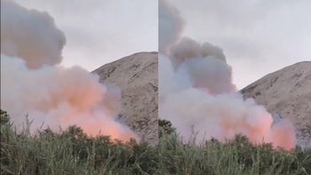 Incendio en Cañete: emergencia ambiental por avance del fuego en cañaverales| Foto: Identidad Cultural de Coayllo (Facebook)