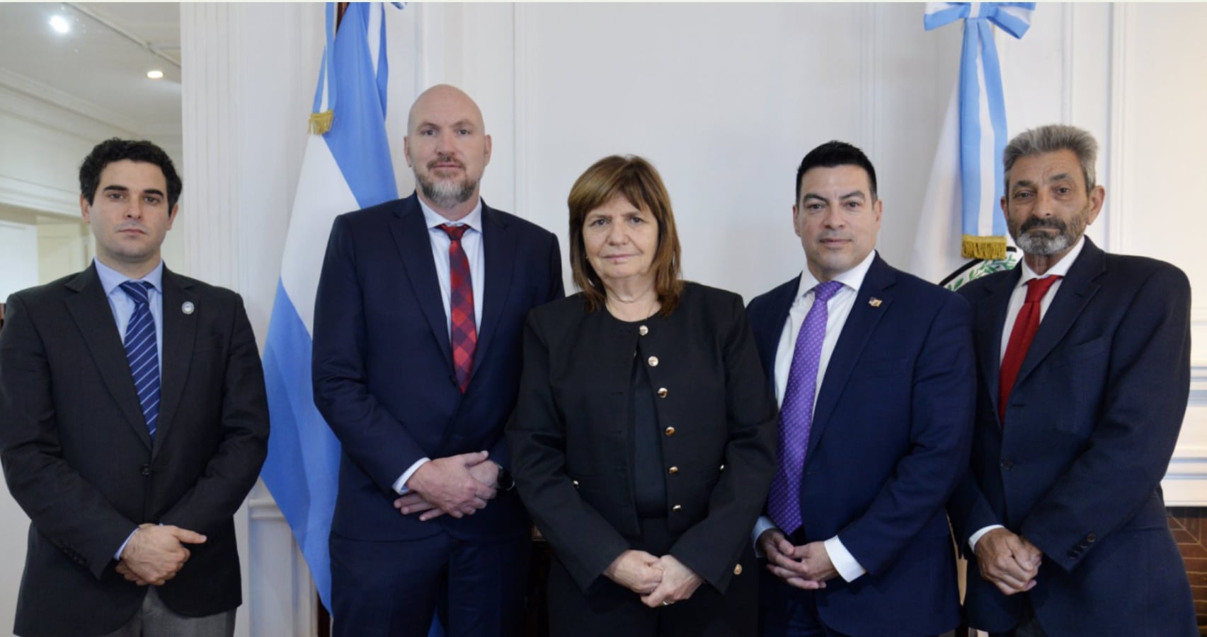La entonces ministra, Patricia Bullrich, recibió a autoridades de la DEA