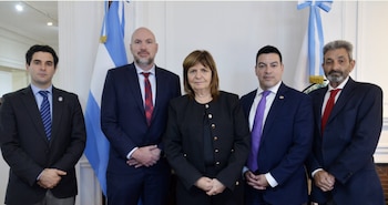 La entonces ministra, Patricia Bullrich, recibió a autoridades de la DEA