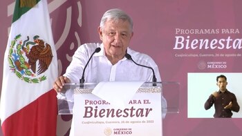 El presidente Andrés Manuel López