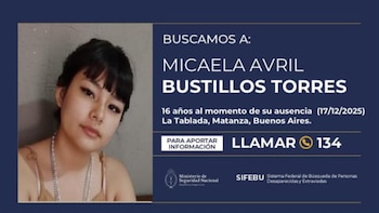 Alerta por una adolescente de