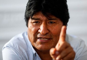 El expresidente de Bolivia Evo