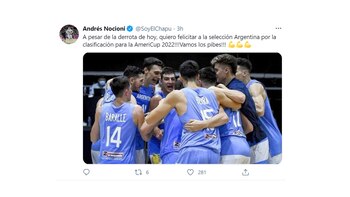 Nocioni felicito a la seleccion