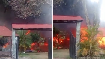 Emergencia en Carrizales, Ibagué: incendio estructural amenaza a la comunidad rural - crédito Captura de pantalla/Redes sociales