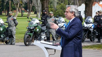 El presidente Alberto Fernández