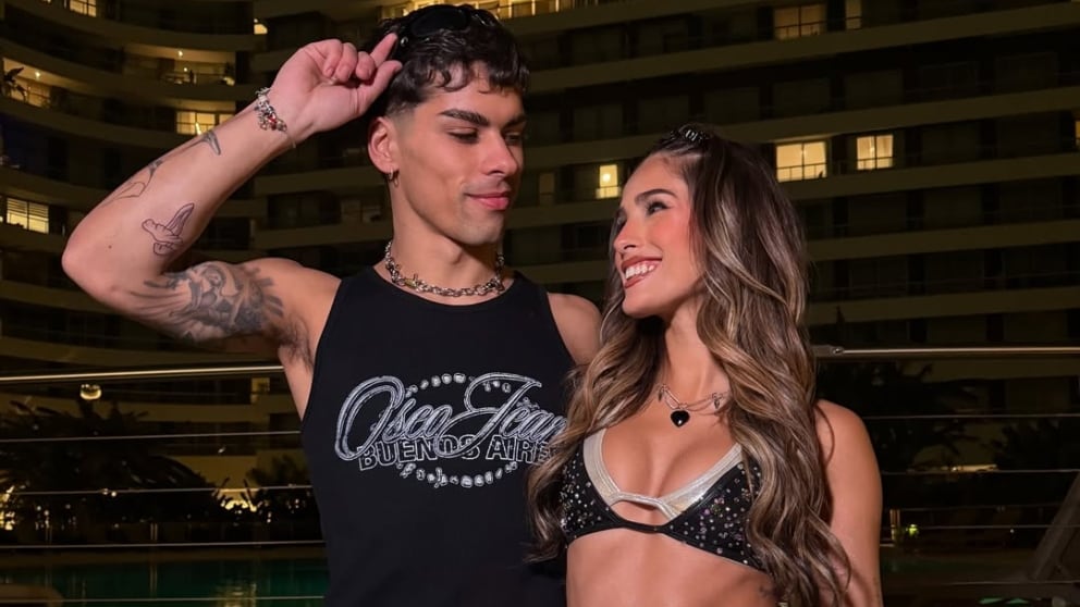 Juli Poggio y su pareja, Fabrizio Maida