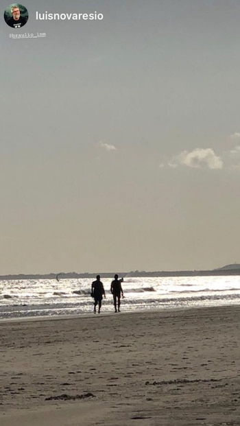 El periodista y su pareja,