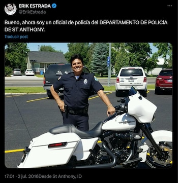 Erik Estrada dejó la actuación