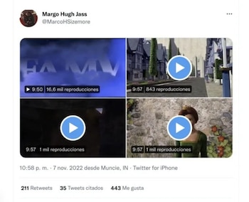 Películas subidas de Twitter. (foto: