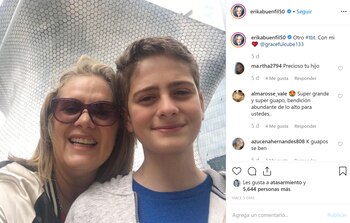 El hijo de Erika Buenfil