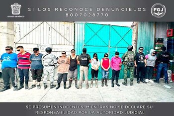 Los presuntos responsables fueron detenidos