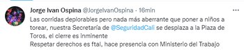 Jorge Iván Ospina ordena el